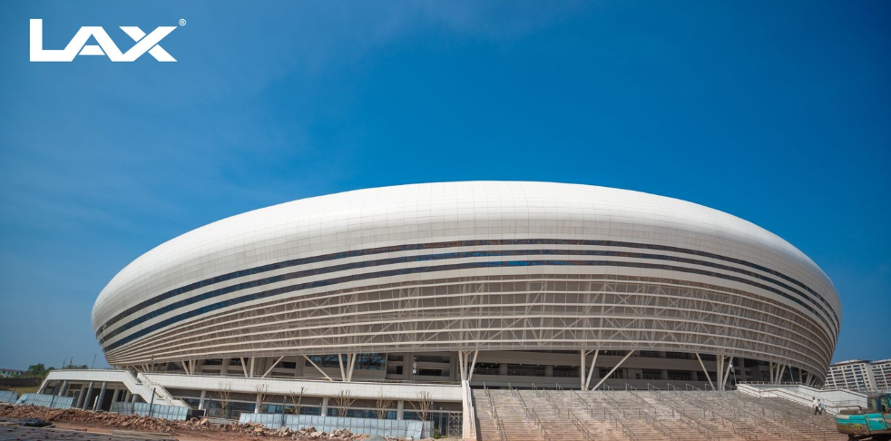 Ganzhou National Fitness Center, Ganzhou, China. 45.000 lugares. Abriu em maio de 2025  FOTO: LAX
