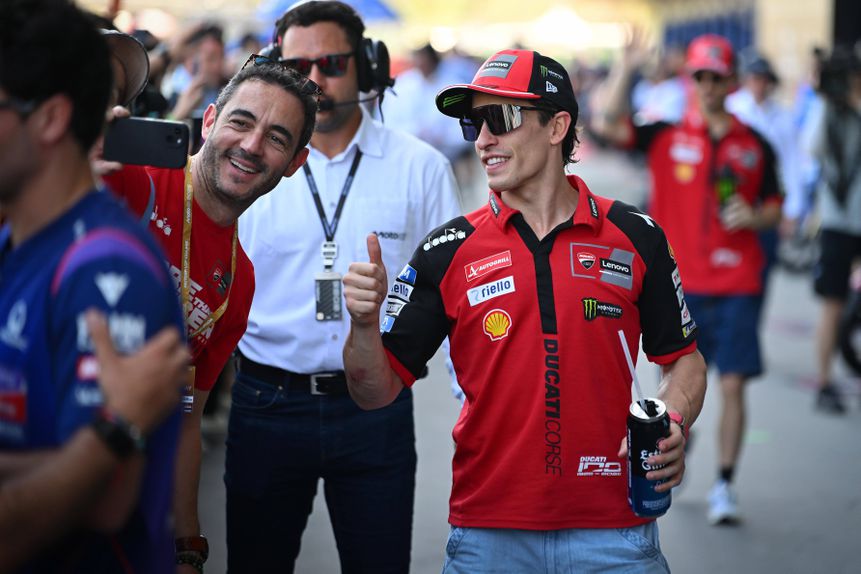 O campeão do Mundo, Marc Márquez, é sempre dos pilotos mais solicitados. IMAGO