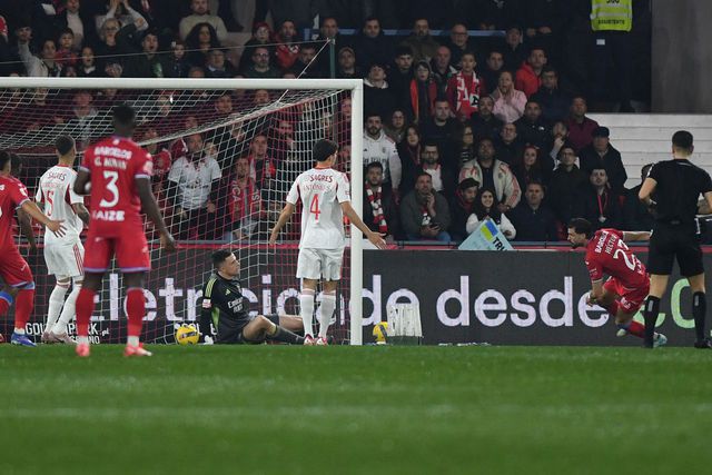 Trubin ficou mal na fotografia no golo de Héctor Hernández - Foto: Rogério Ferreira/Kapta+