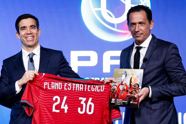 FPF apresentou um arrojado Plano Estratégico, sob o lema 'O Futuro do Futebol Português' — Foto: FPF