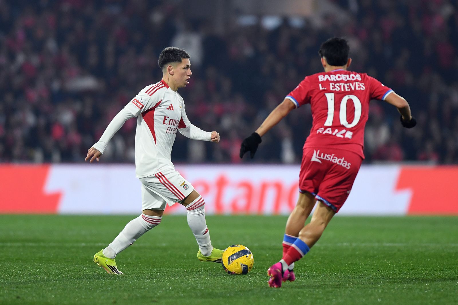 Prestianni e Luís Esteves (Foto: Rogério Ferreira/Kapta+)