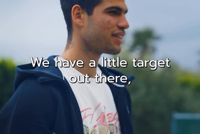 Alcaraz apanhado em partida de 1 de abril