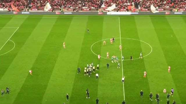 Sporting fez a festa após o apito final