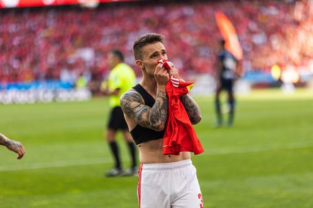 Benfica: a emotiva reação de Grimaldo por voltar ao Estádio da Luz