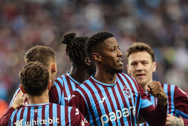 Simon Banza marcou primeiro do Trabzonspor (X-Trabzonspor)