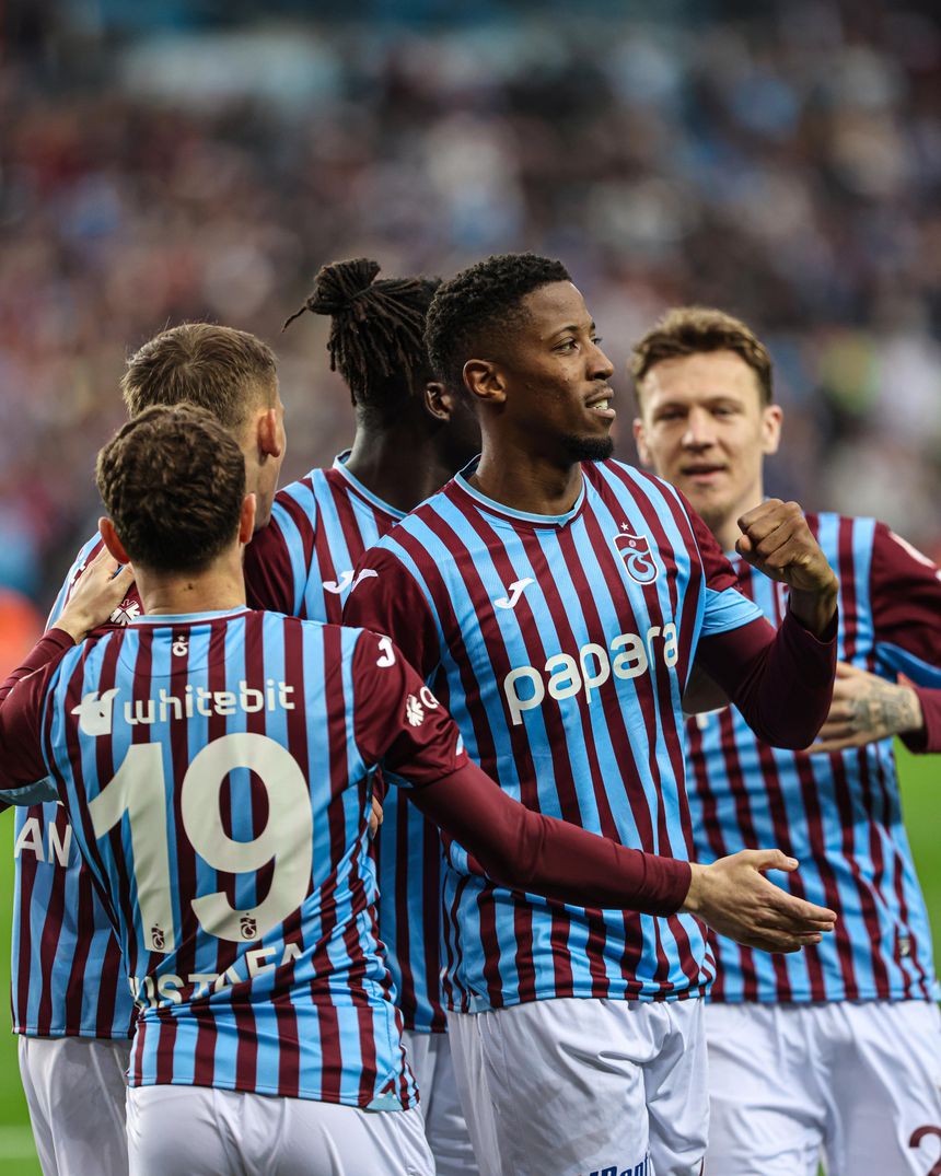 Simon Banza marcou primeiro do Trabzonspor (X-Trabzonspor)