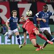 Xhaka discutiu com adeptos do Leverkusen no final do jogo com o Arminia Bielefeld