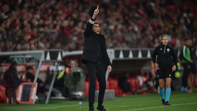 Bruno Lage, treinador do Benfica. Foto Miguel Nunes