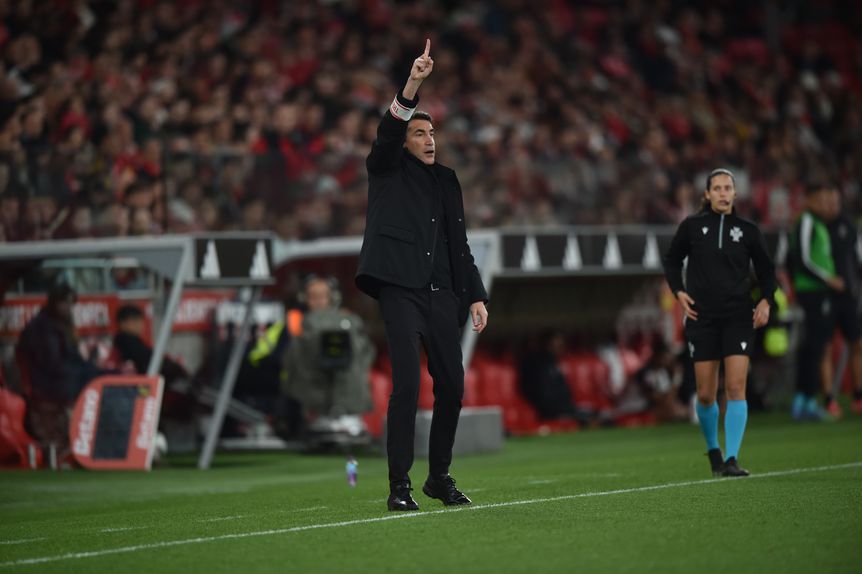 Bruno Lage, treinador do Benfica. Foto Miguel Nunes