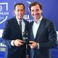 Pedro Proença, atual presidente da FPF e ex-líder da Liga, com o presidente do FC Porto, André Villas_boas