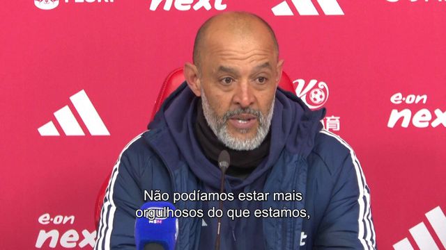 Nuno Espírito Santo em conferência de Imprensa