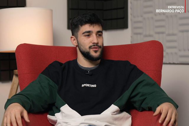 Paçó, guarda-redes do Sporting, em entrevista a A BOLA após ter sido uma das figuras de destaque na conquista da Taça de Portugal