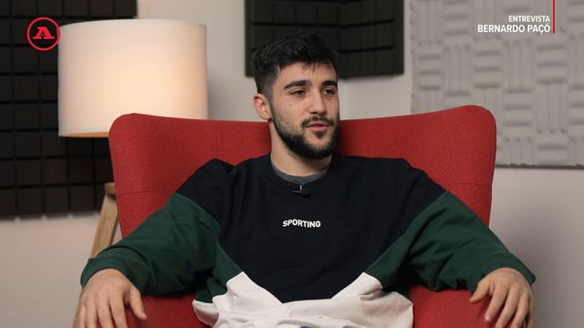 Paçó, guarda-redes do Sporting, em entrevista a A BOLA após ter sido uma das figuras de destaque na conquista da Taça de Portugal