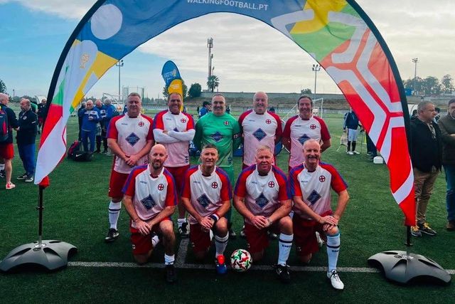 Walking Football em Portugal.
FOTO: X