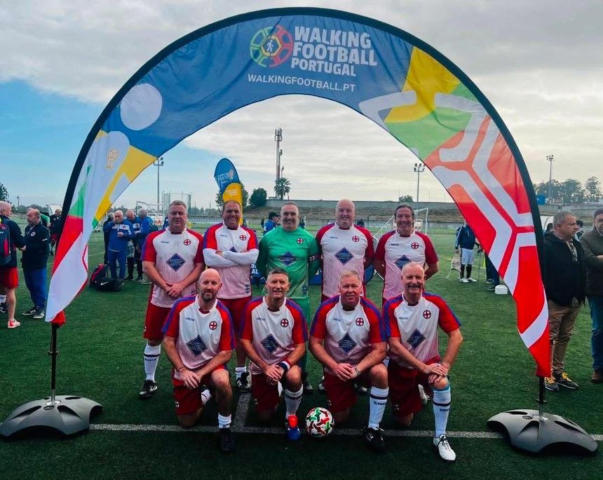 Walking Football em Portugal.
FOTO: X