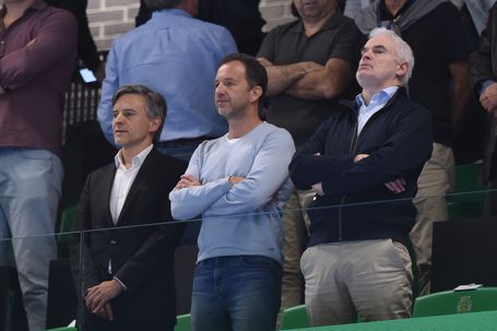 Frederico Varandas nas bancadas do Pavilhão João Rocha. Foto: Miguel Nunes