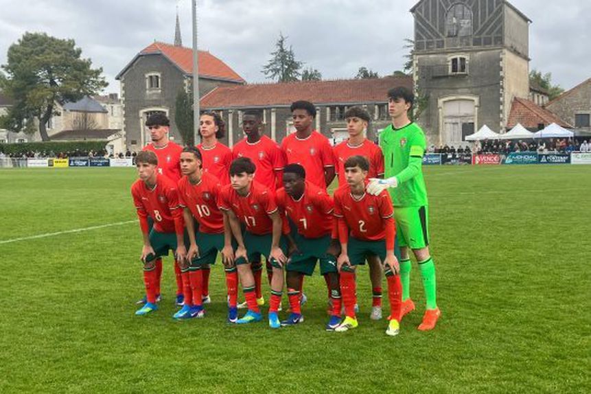 A equipa lusa - Foto: FPF