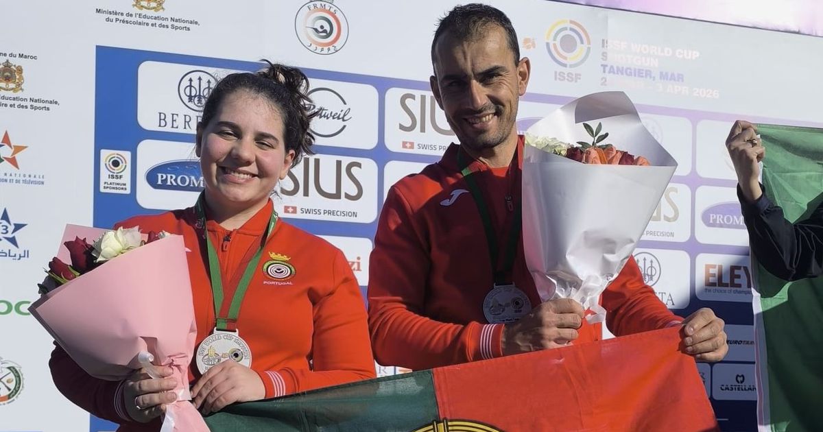 Tiro: Inês e José caçam prata em Marrocos