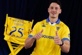 Felix Bacher conseguiu algo raro: ser o único de todos os jogadores de campo na Liga que somou todos os minutos em 25/26. Foto: Estoril Praia SAD