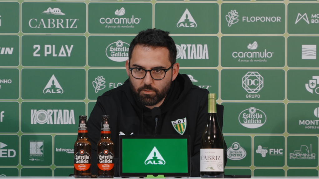 O treinador do Tondela, Gonçalo Feio - Foto: Tondela