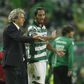 Schelotto e Jorge Jesus nos tempos de Sporting (Foto A BOLA)