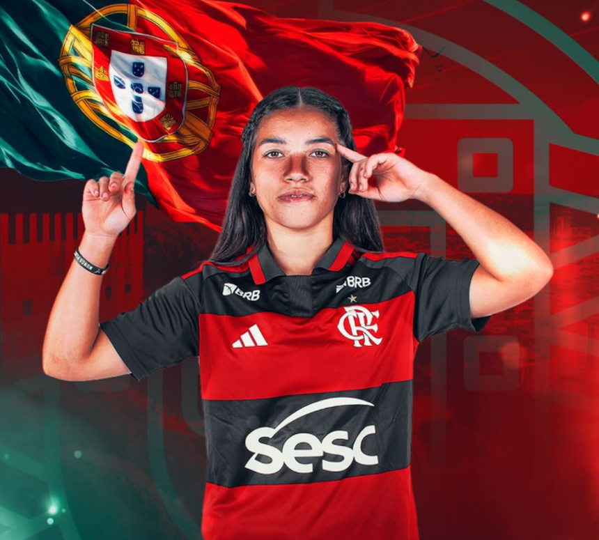 Yasmim Cardozo foi convocada para a Seleção portuguesa - Foto: Flamengo