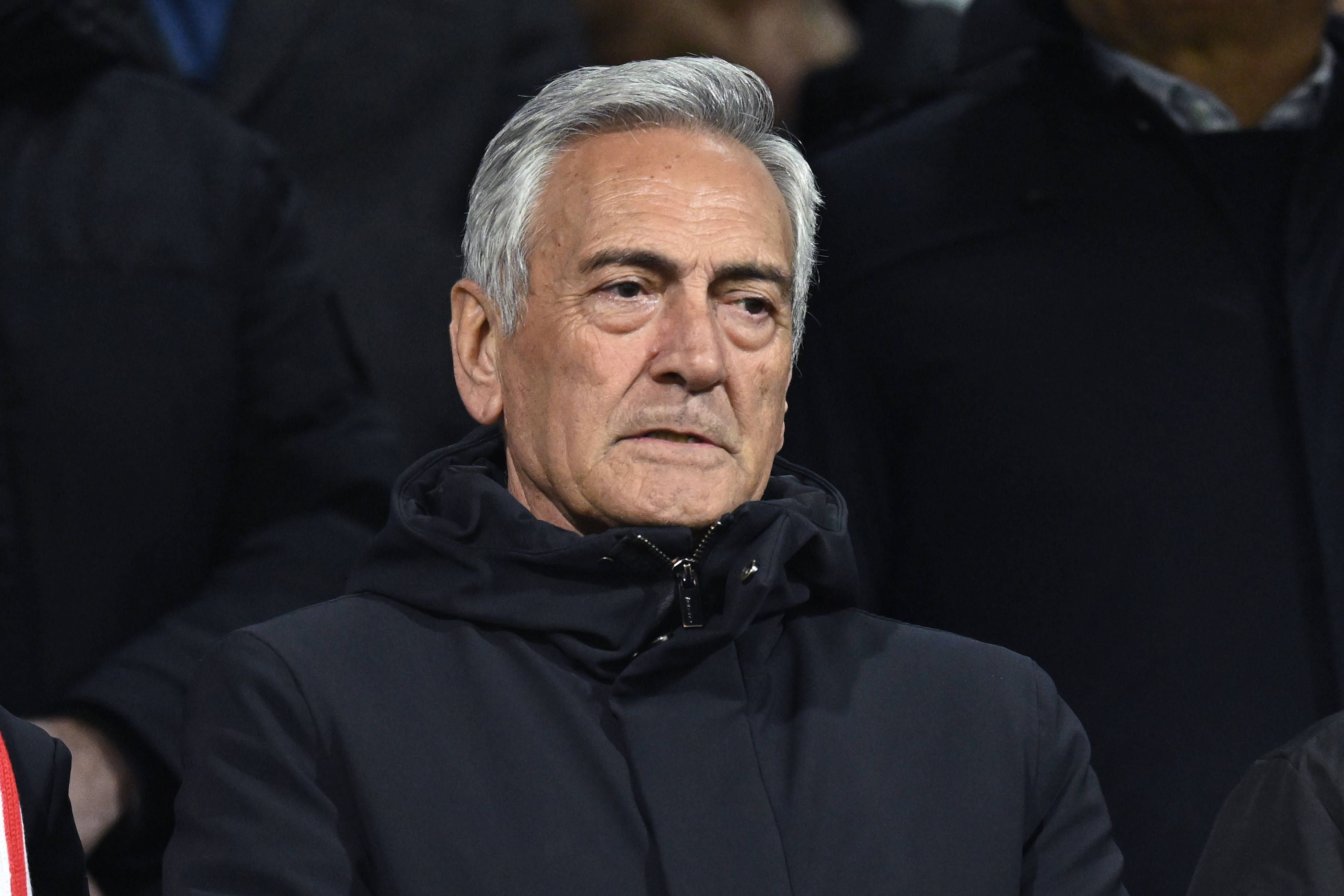 Gravina, agora ex-presidente da FIGC