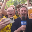 Vídeos: Carragher fez a festa com adeptos do Dortmund (e com cerveja à mistura)