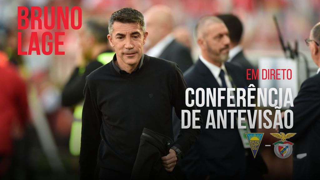 DIRETO: acompanhe a conferência de imprensa de Bruno Lage