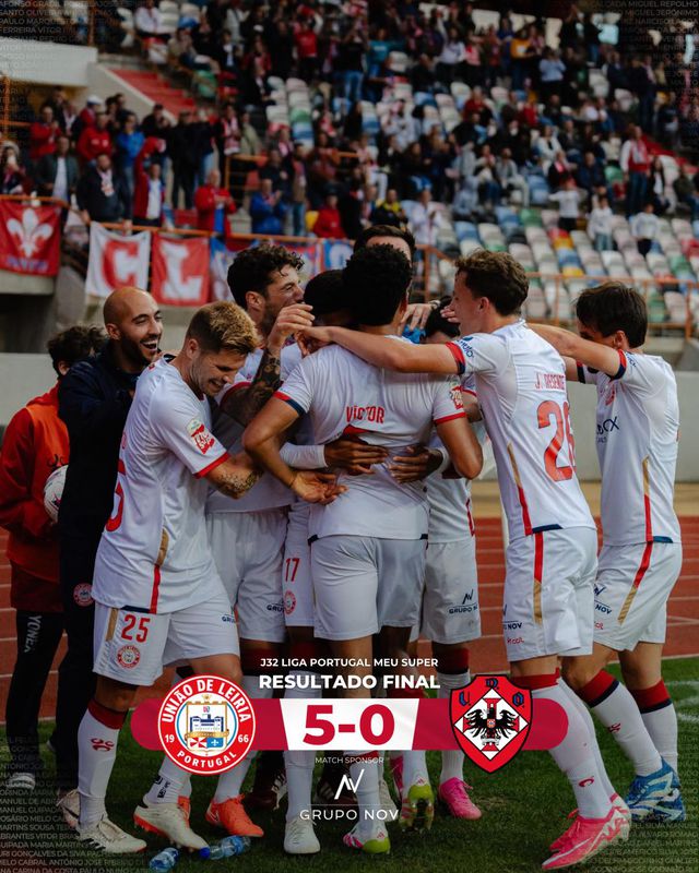 Liga 2: UD Leiria dá 'chapa cinco' à Oliveirense