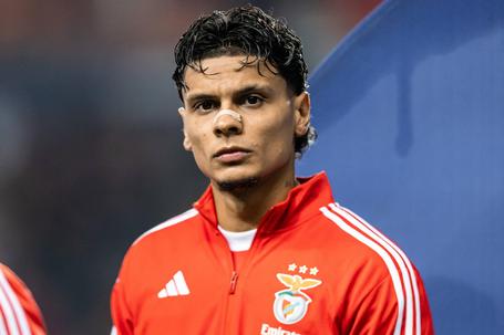 Richard Ríos, médio do Benfica — Foto: IMAGO