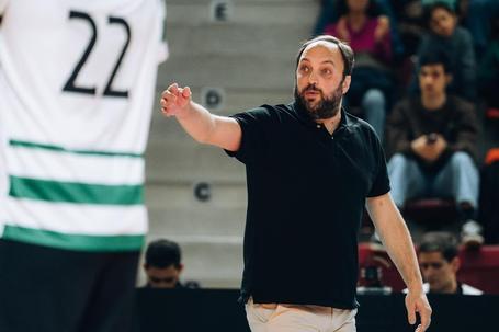 João Coelho, treinador do Sporting (Foto Diogo Oliveira/ FPV)
