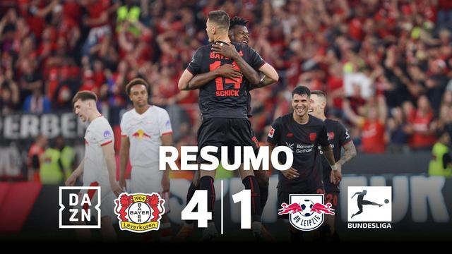 'Hat trick' decisivo deixa Leverkusen em posição de Champions (resumo)