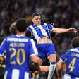 Jan Bednarek marcou o primeiro golo do FC Porto (Foto: Rogério Ferreira/Kapta+)