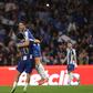 Gabri Veiga e Bednarek festejam golo marcado ao Alverca - Foto: Liga