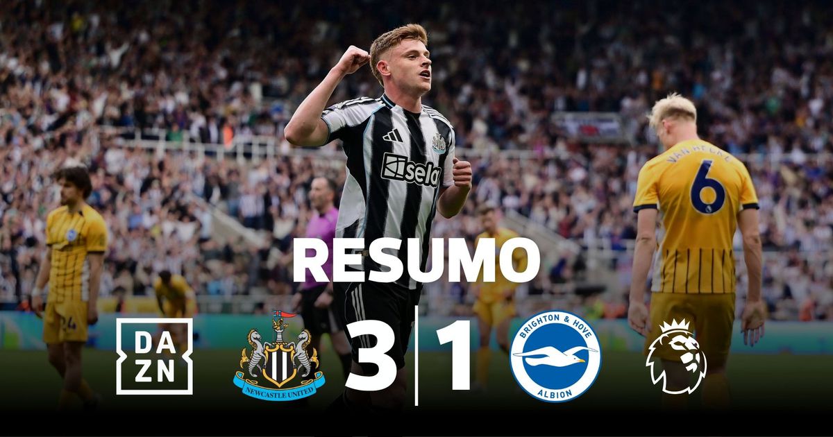 Newcastle volta às vitórias (finalmente!) à custa do Brighton