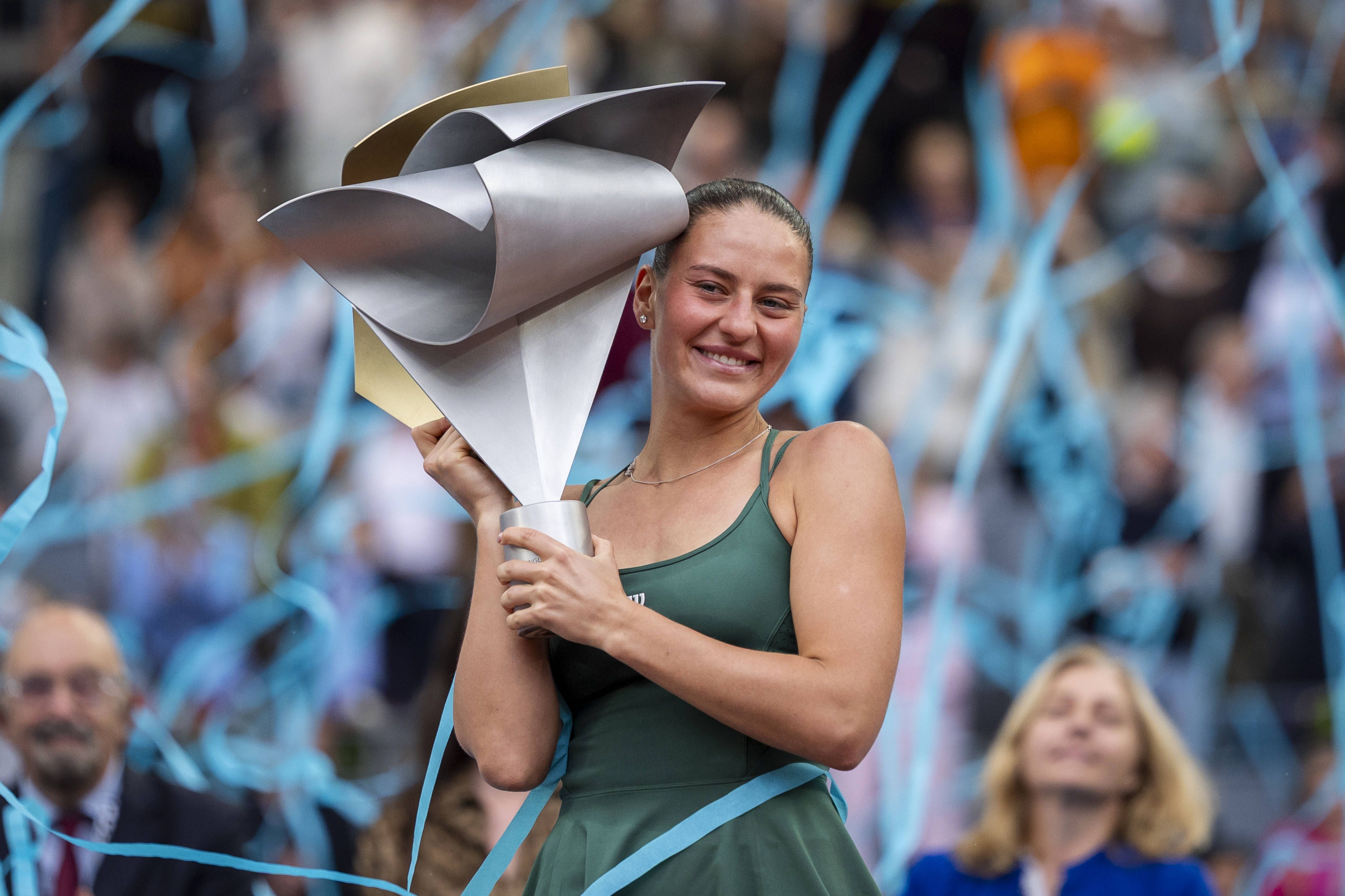 Marta Kostyuk, tenista ucraniana de 23 anos, venceu o torneio de Madrid