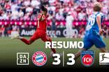 Nem imagina o que o Bayern teve de fazer para empatar com o último (resumo)