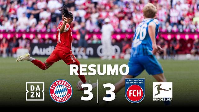 Nem imagina o que o Bayern teve de fazer para empatar com o último (resumo)