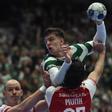 Kiko Costa foi o melhor marcador do jogo com 11 golos. Foto Miguel Nunes