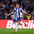 Bednarek festeja golo ao Alverca - Foto: Rogério Ferreira/Kapta+
