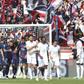 Mbaye festeja o golo que deu vantagem ao PSG sobre o Lorient: FOTO:Imago