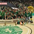 Sporting conquistou o 22.º título de campeão nacional. MIGUEL NUNES