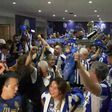 É em Lisboa, mas parece o coração da Invicta! Que festa no apito final