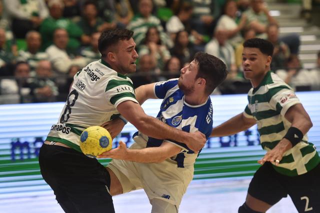 Sporting-FC Porto no andebol - Foto: Miguel Nunes