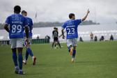 Bruninho fez o único golo dos azuis no Belenenses-União de Santarém - Foto: Belenenses