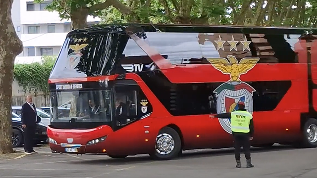 Benfica já está em Famalicão!