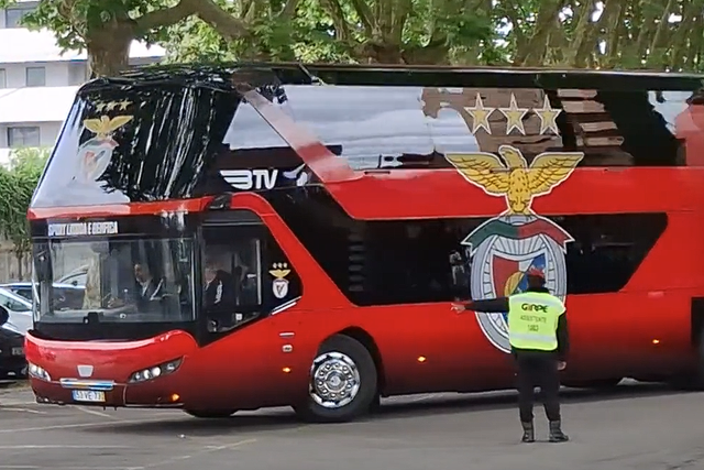 Benfica já está em Famalicão!