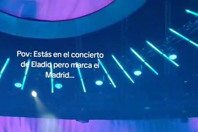 Pausa concerto para gritar golo do Real Madrid