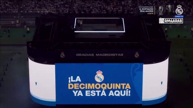 Um espetáculo de luz, som e cor: a festa da 15.ª do Real Madrid no Bernabéu